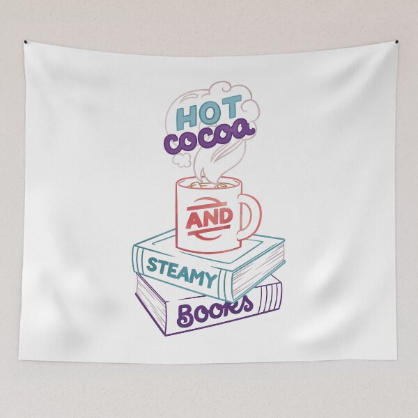 Item preview, Hot Cocoa and Steamy Books designed and sold by polliadesign.