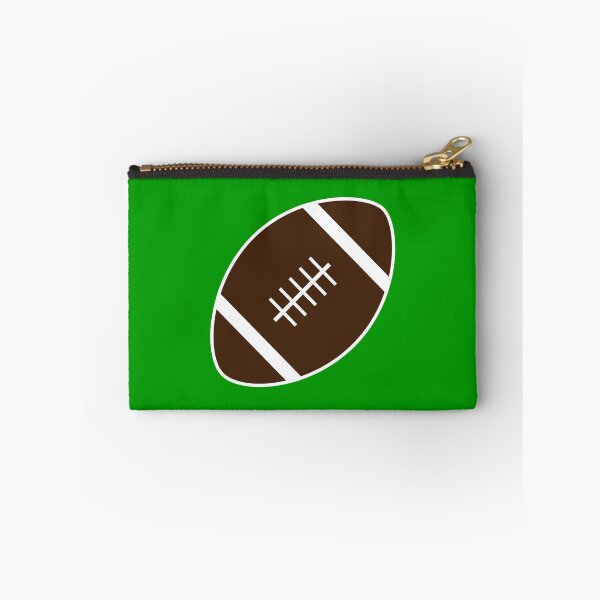 Item preview, Football with Green Background Design designed and sold by beccaveedesigns.