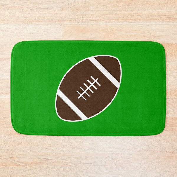 Item preview, Football with Green Background Design designed and sold by beccaveedesigns.