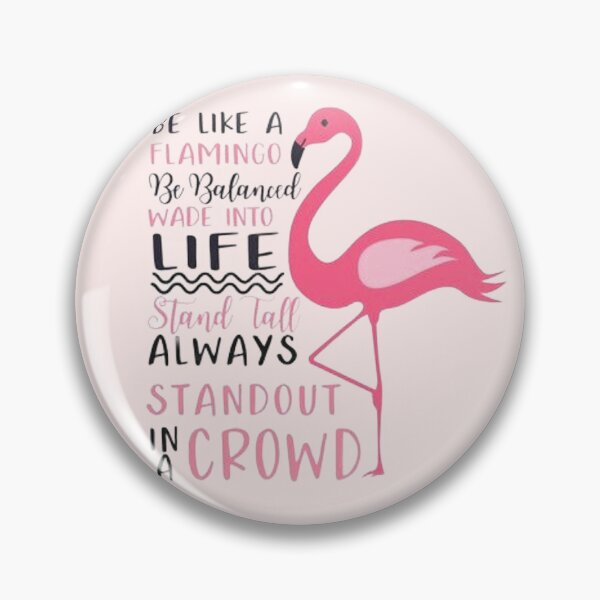 Item preview, Be like flamingoes | gift for bird lovers | flamingo design designed and sold by Arteartz.