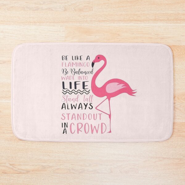 Item preview, Be like flamingoes | gift for bird lovers | flamingo design designed and sold by Arteartz.