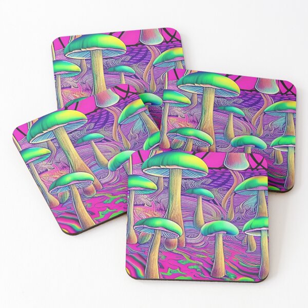Item preview, Shrooms Multiverse Psychedelia Dreamscape Alternate Reality Mandelbrot Psychedelic Music Festival  designed and sold by CattlettArt.