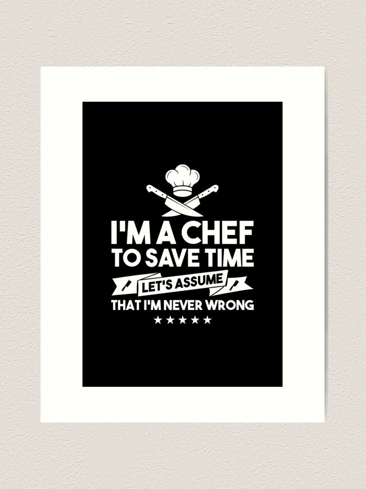 Kitchen Saying The Correct Answer Is Yes Chef Cook Cooking Gift Funny Chef  Greeting Card for Sale by abeyshop