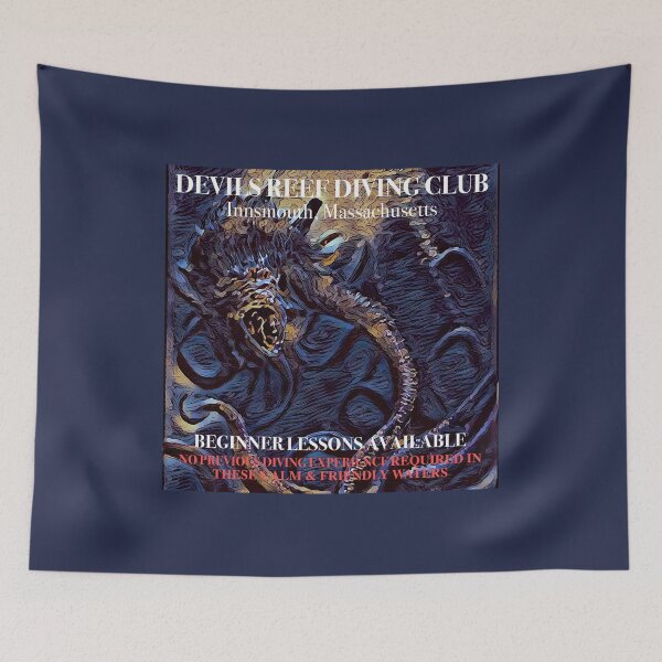 Item preview, Devils Reef Diving Club Innsmouth Massachusetts - The Shadow Over Innsmouth - HP Lovecraft - spcreationsco22 designed and sold by SpCreationsCo22.