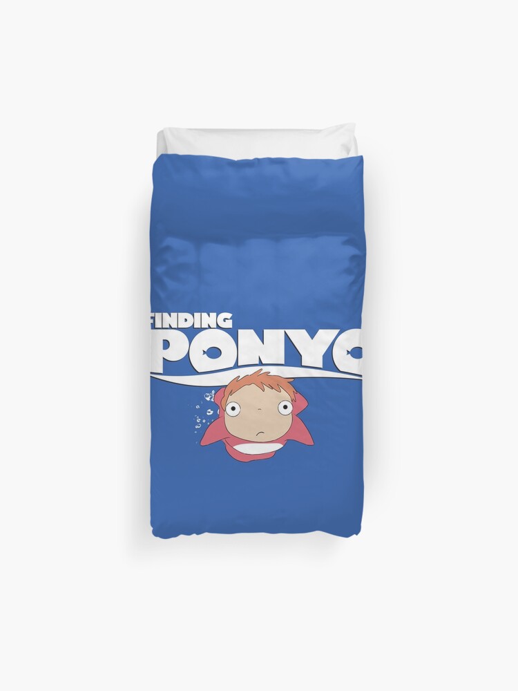 Finding Ponyo Duvet Cover By Atteom Redbubble
