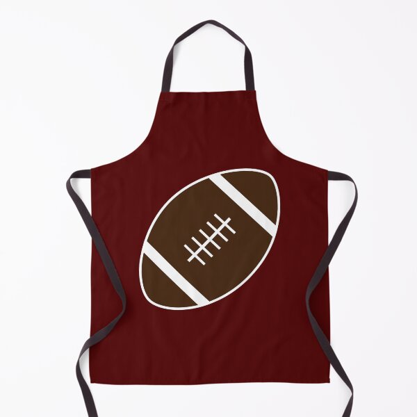 Item preview, Football with Maroon Background Design designed and sold by beccaveedesigns.