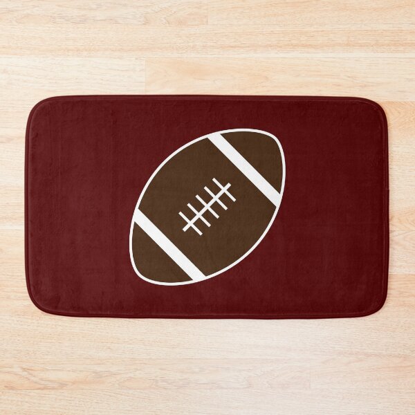 Item preview, Football with Maroon Background Design designed and sold by beccaveedesigns.