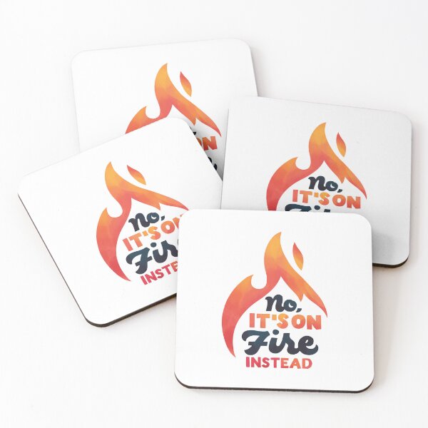 Item preview, It's on Fire Instead designed and sold by polliadesign.