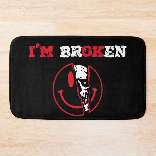 Item preview, Confused Smile I'm Broken Invisible Illness I'm OK Broken designed and sold by xteamdesign.