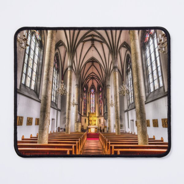 Item preview, Vaduz Cathedral Liechtenstein print designed and sold by Londonimages.