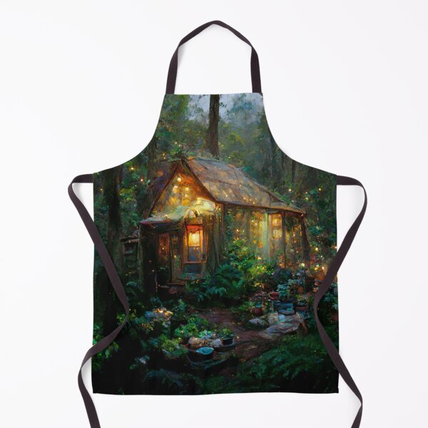 Item preview, Forest cabin with fairytale magic - Fantasy dream designed and sold by Monkyra.