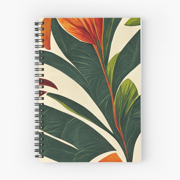 Item preview, Tropical and exotic flower pattern on light pastel background designed and sold by justinasv775.