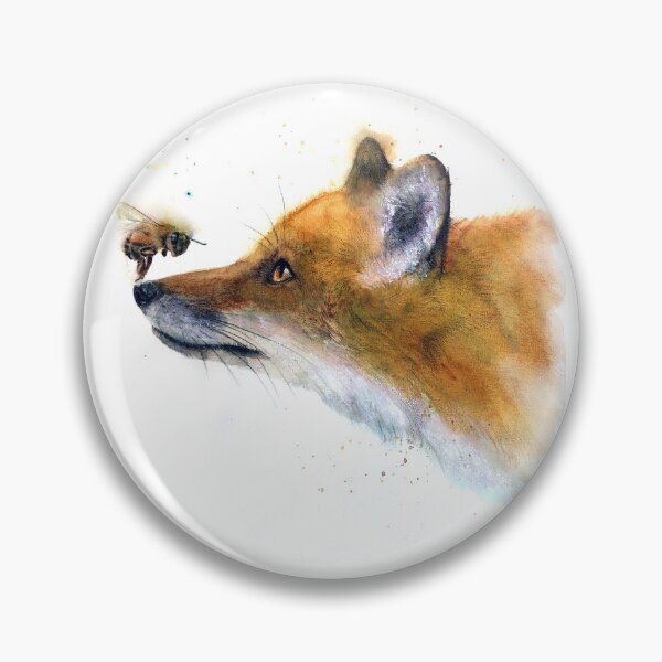 Item preview, Fox and bee designed and sold by thislia.