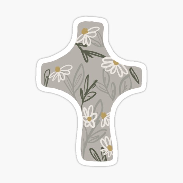 Angel Holding The Cross for Prayer Decal - Sold by Vinyl Disorder