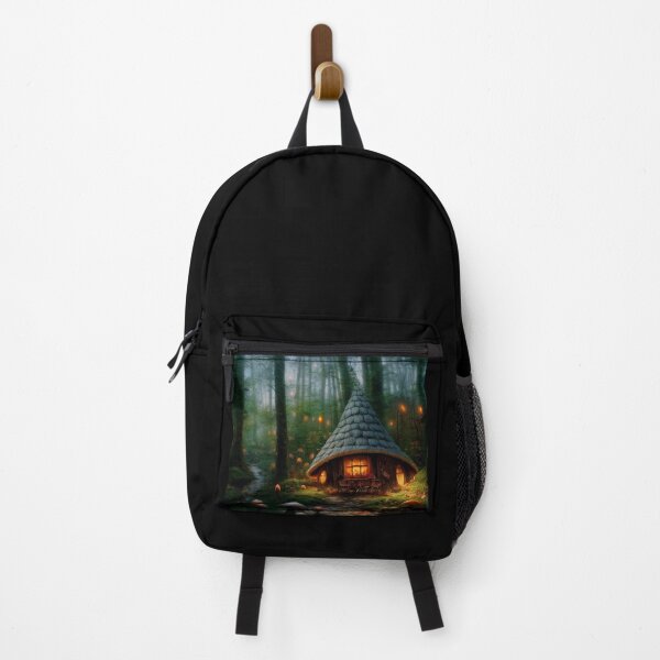 Item preview, Forest cabin with fairytale magic - Fantasy dream designed and sold by Monkyra.