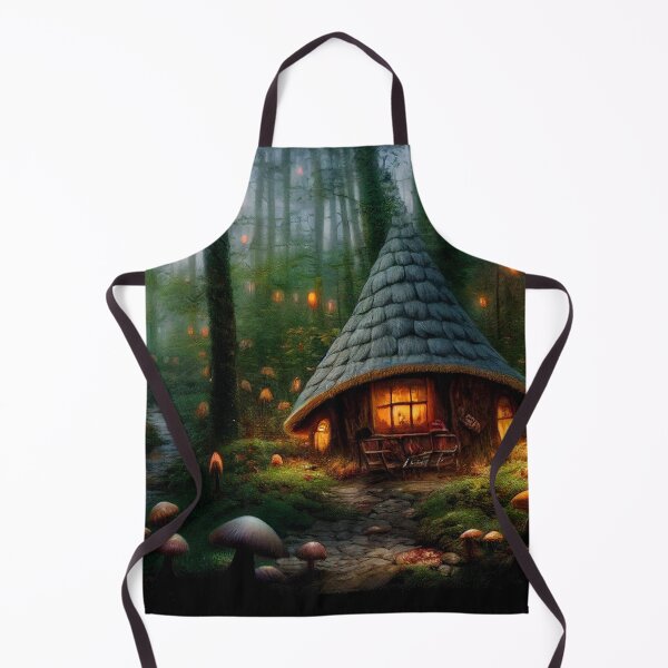 Item preview, Forest cabin with fairytale magic - Fantasy dream designed and sold by Monkyra.
