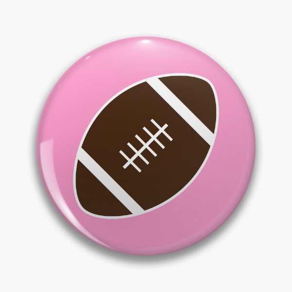 Item preview, Football with Pink Background Design designed and sold by beccaveedesigns.