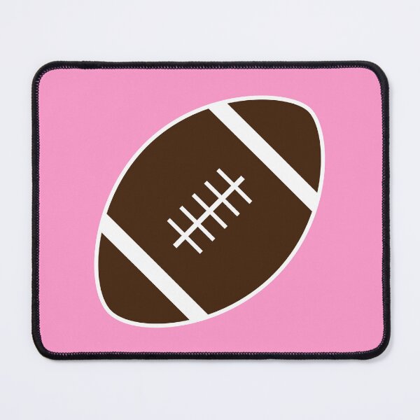 Item preview, Football with Pink Background Design designed and sold by beccaveedesigns.
