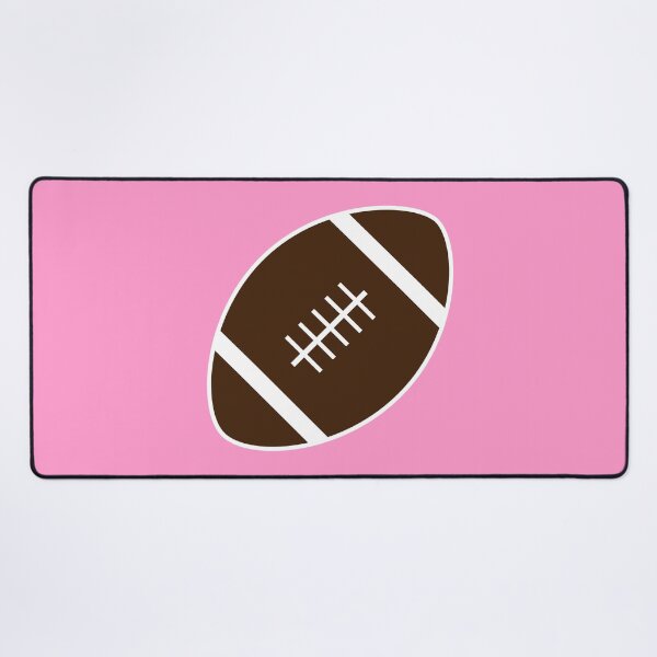 Item preview, Football with Pink Background Design designed and sold by beccaveedesigns.