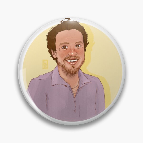 Item preview, Joseph Quinn fan art in lilac shirt  designed and sold by nickforoart.