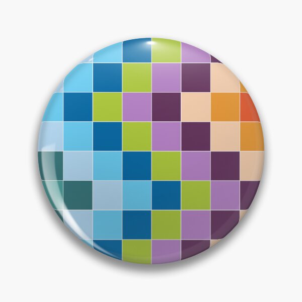 Item preview, Colorful Squares Geometric designed and sold by Kelly Dietrich Mandala & Fractal Art.