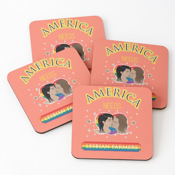 Item preview, america needs lesbian farmers designed and sold by Dosfried.