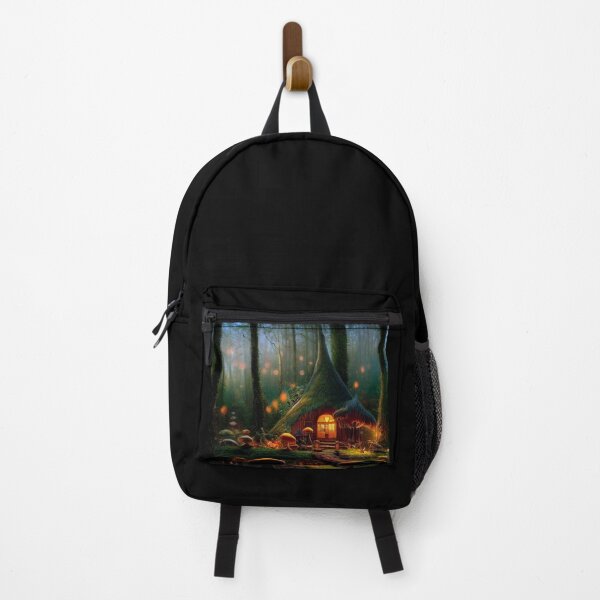Item preview, Forest cabin with fairytale magic - Fantasy dream designed and sold by Monkyra.