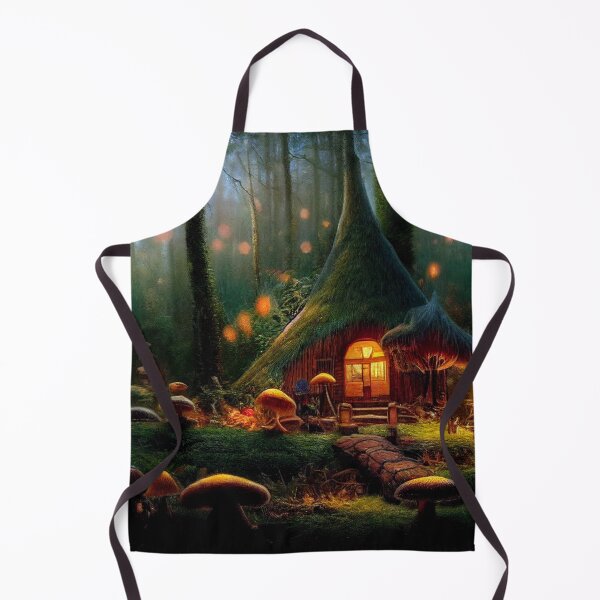 Item preview, Forest cabin with fairytale magic - Fantasy dream designed and sold by Monkyra.
