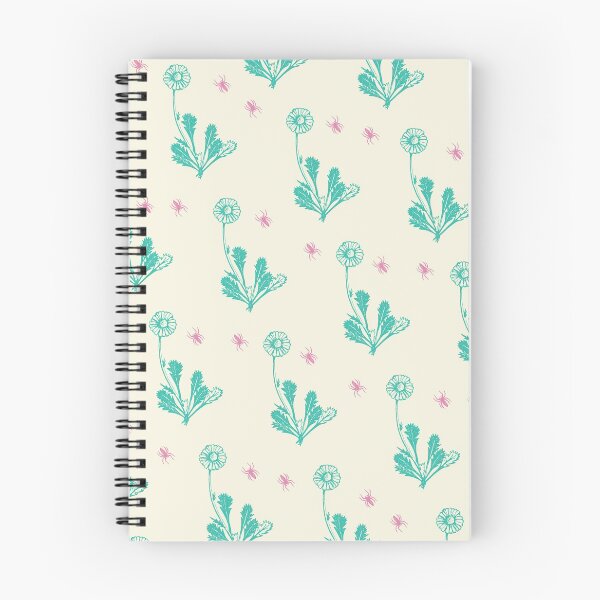 Item preview, Spider Daisies (mint + cream) designed and sold by The Wallpaper Files.