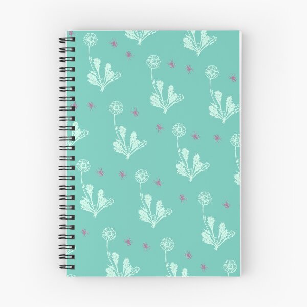 Item preview, Spider Daisies (pink + green) designed and sold by The Wallpaper Files.