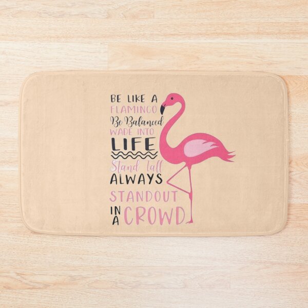 Item preview, Be like flamingoes | gift for bird lovers | flamingo design designed and sold by Arteartz.