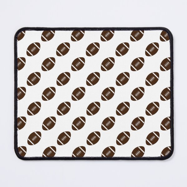 Item preview, Football with White Background Pattern designed and sold by beccaveedesigns.