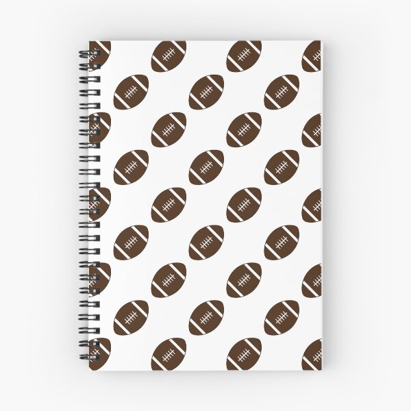 Item preview, Football with White Background Pattern designed and sold by beccaveedesigns.