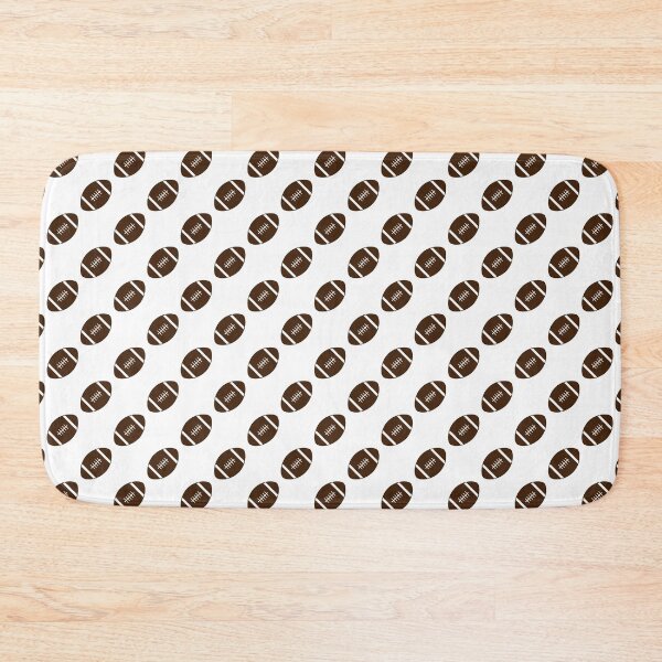 Item preview, Football with White Background Pattern designed and sold by beccaveedesigns.