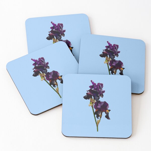 Item preview, Two Dark Purple Irises designed and sold by Susan Savad.