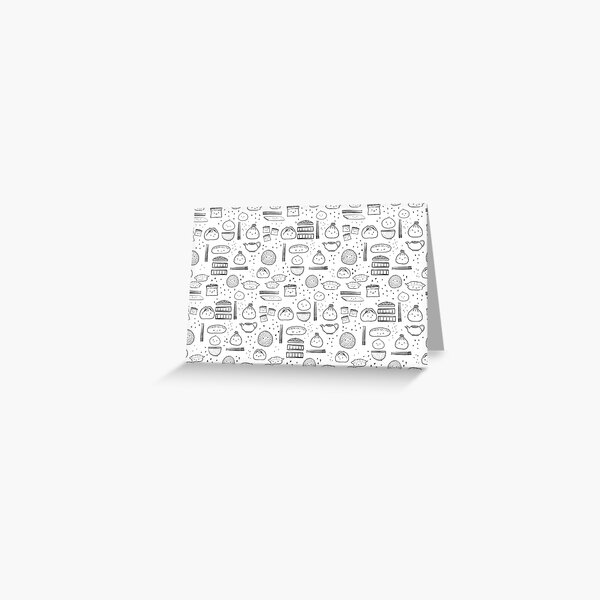 Dim Sum Delights Greeting Card
