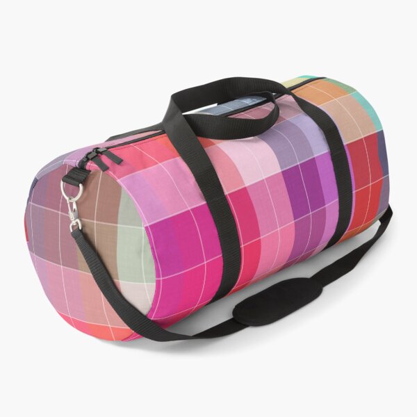 Item preview, Bright Modern Plaid designed and sold by Kelly Dietrich Mandala & Fractal Art.