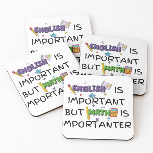 Item preview,  English is important but math is importanter designed and sold by El-kournafi.