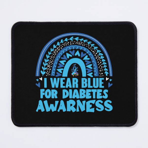 Item preview, I Wear Blue For Diabetes Awareness designed and sold by Tatus Brinal.