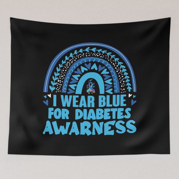 Item preview, I Wear Blue For Diabetes Awareness designed and sold by Tatus Brinal.