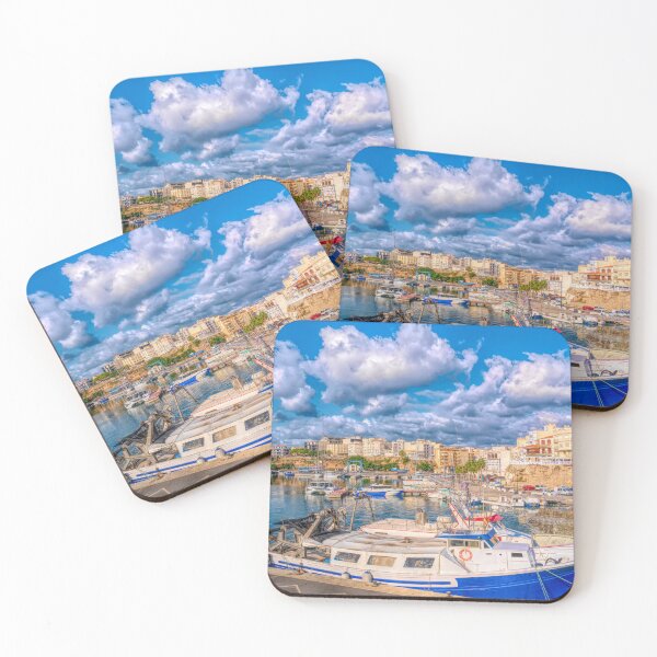 Item preview, L'Ametlla de Mar Spain Harbour and Boats in Port Catalonia  designed and sold by acceleratorhams.