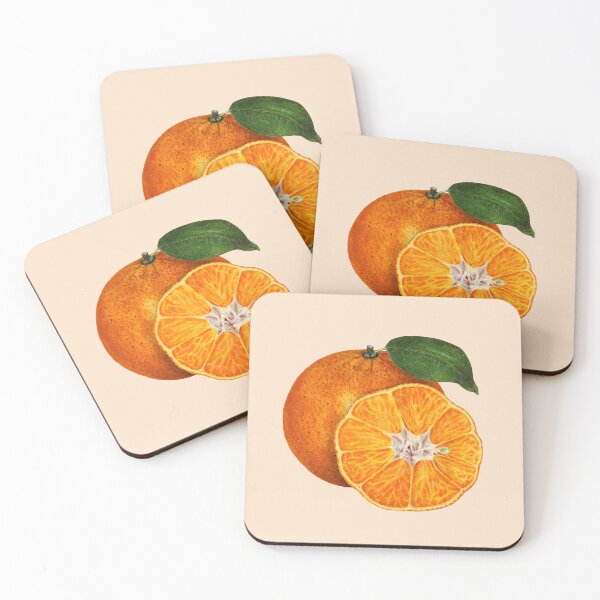 Item preview, Tangerine Cut In Half Citrus Fruit designed and sold by ClassicRose.