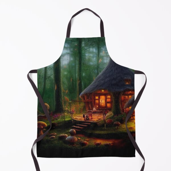 Item preview, Forest cabin with fairytale magic - Fantasy dream designed and sold by Monkyra.