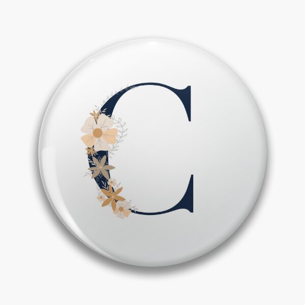 Item preview, Letter C monogram dark blue designed and sold by Bon-mots-jkd.