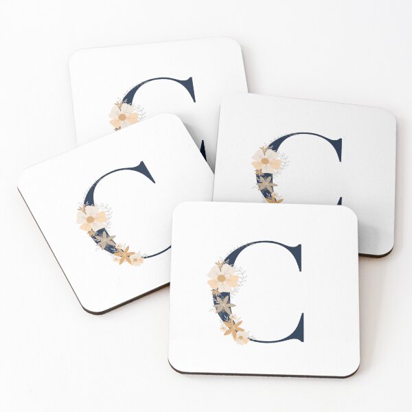 Item preview, Letter C monogram dark blue designed and sold by Bon-mots-jkd.