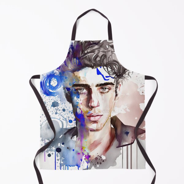 Item preview, Very beautiful and sexy handscome man portrait in watercolor designed and sold by mrlongfield.