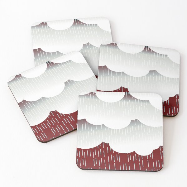 Item preview, Contempory digital image of rain and clouds. designed and sold by janesg.