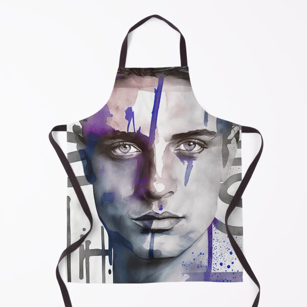 Item preview, Very beautiful and sexy handscome man portrait in watercolor designed and sold by mrlongfield.