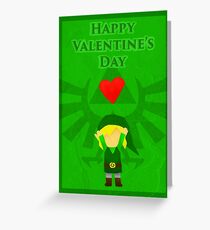 Legend of Zelda Valentines Day Card Greeting Card