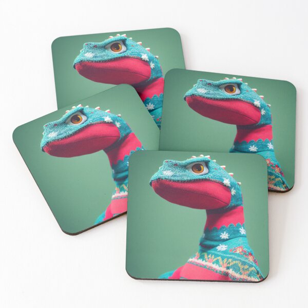 Item preview, Dinosaur in a ugly Christmas Sweater illustration #4 designed and sold by ZAKAABDE2020.